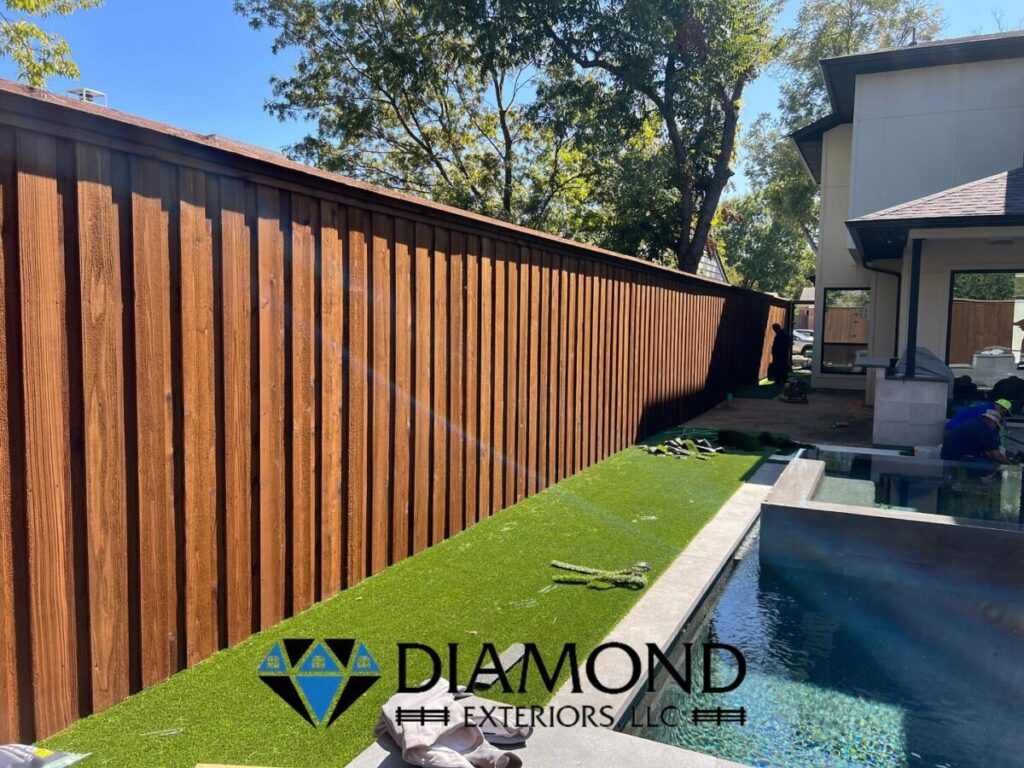 wood fencing