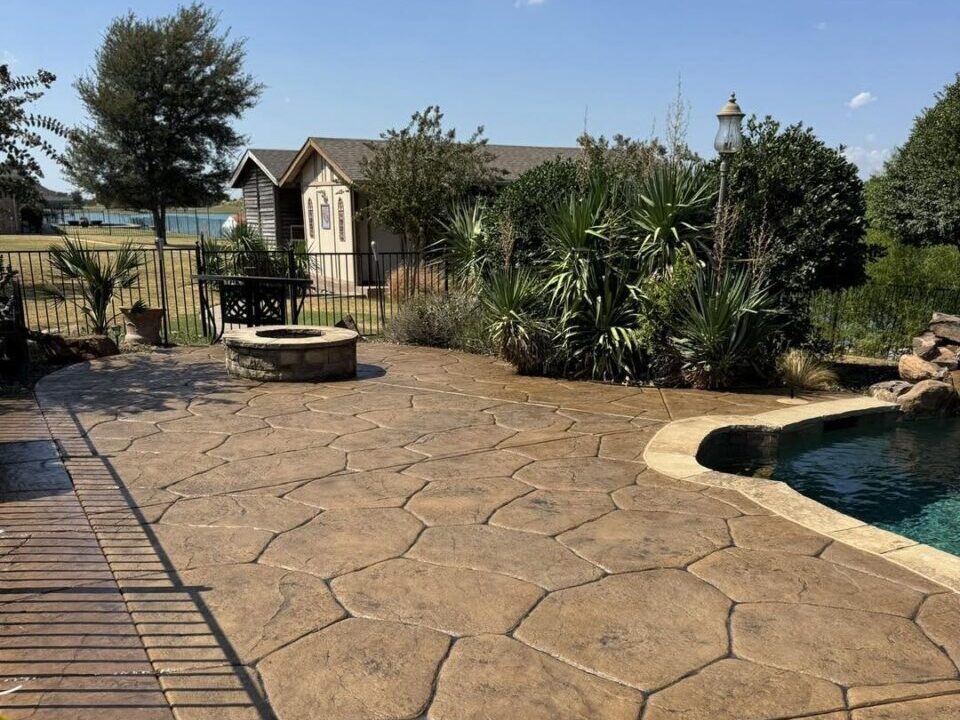 stamped concrete